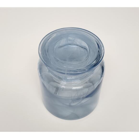 Glass Marble Look Bathroom Essentials 3 Pc Soap Dispenser Set Color Clear Blue - Picture 5 of 8